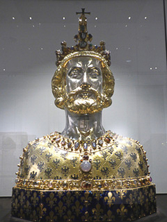 07 Acquisgrana - Domschatzkammer - Il busto di Carlo Magno