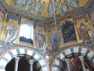 13 Acquisgrana - Il Duomo - I mosaici dell'Ottagono