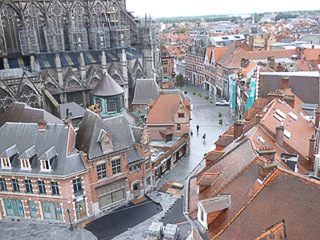 27 Tournai - Vista dal Belfort - Cattedrale Notre Dame