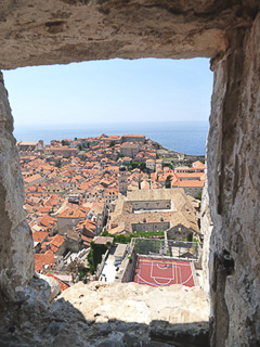 07 - Dubrovnik - Dai Bastioni - L'interno della Cittadella
