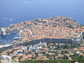 12 - Dubrovnik - Dalla cima del monte Srd - La Cittadella