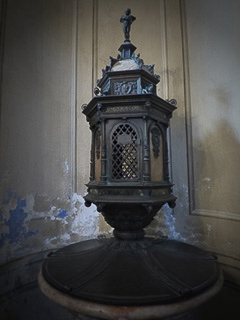 22 Ajaccio - Cattedrale - Fonte battesimale dove venne battezzato Napoleone
