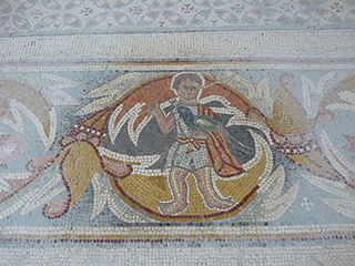 07 Madaba - Chiesa degli Apostoli - Il grande mosaico centrale - Particolare