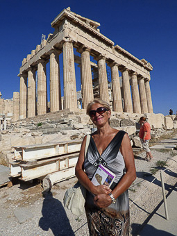 23 Atene - Acropoli - Gosia al Partenone