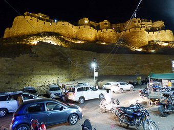 20 Jaisalmer - Jaisalmer fort di sera