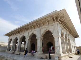 52 Agra - Il Forte Rosso - Khas Mahal
