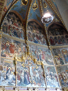 33 Loreto - Santuario - Ambulacro - Cappella tedesca con affreschi di Ludovico Seitz 1890