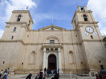 04 La Valletta - Concattedrale di S.Giovanni - Facciata