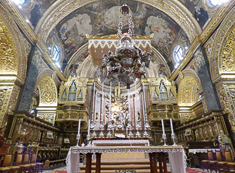 05 La Valletta - Concattedrale di S.Giovanni - Presbiterio