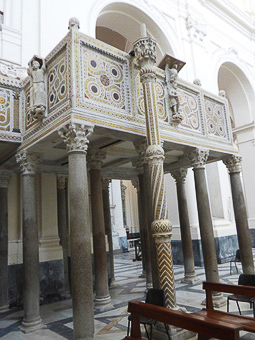 06 Salerno - Cattedrale - Ambone D'Aiello, del 1195