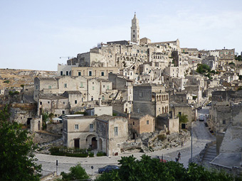 07 Matera - Dal convento di S.Agostino, il quartiere Civita