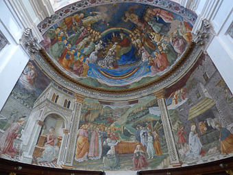 40 Spoleto - Duomo - Abside - Gli affreschi di Fipippo Lippi,1468