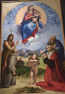 15 Vaticano - Musei Vaticani - Pinacoteca - La Madonna di Foligno, di Raffaello