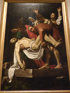16 Vaticano - Musei Vaticani - Pinacoteca - Deposizione, di Caravaggio