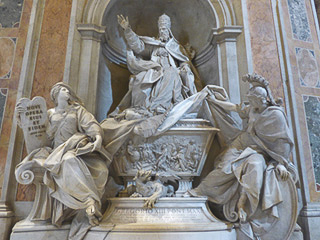 34 Vaticano - Basilica di San Pietro - Navata destra - Monumento a Gregorio XIII, di Camillo Rusconi 