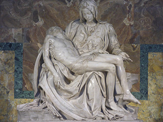 35 Vaticano - Basilica di San Pietro - Navata destra - La PietÖ, di Michelangelo 