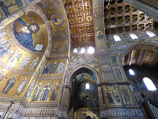 22 - Monreale - Duomo - La decorazione musiva del transetto destro