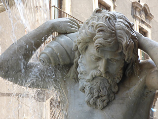 39 - Catania - Fontana dell'Amenano - Particolare