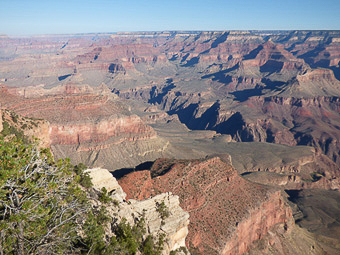 02 Grand Canyon - Hermit road - Trailview overlook