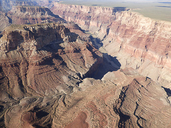 05 Grand Canyon - Vista dall'elicottero
