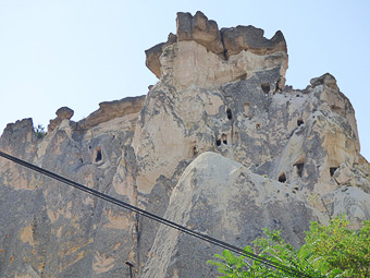 13 Cappadocia - Cavusin - Chiesa di San Giovanni Battista (scavata nella roccia)