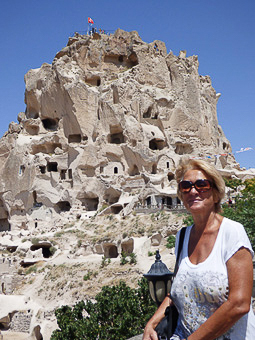21 Cappadocia - Uchisar - Gosia al Castello (dove si rifugiavano dagli attacchi dei nemici)