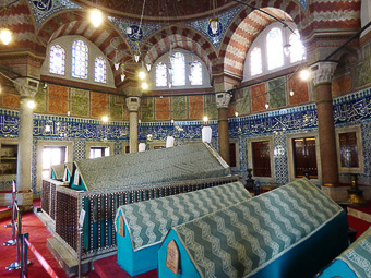 26 Istanbul - Qre.Bazar - Moschea Suleymaniye - Tombe di Solimano, della figlia e dei successori